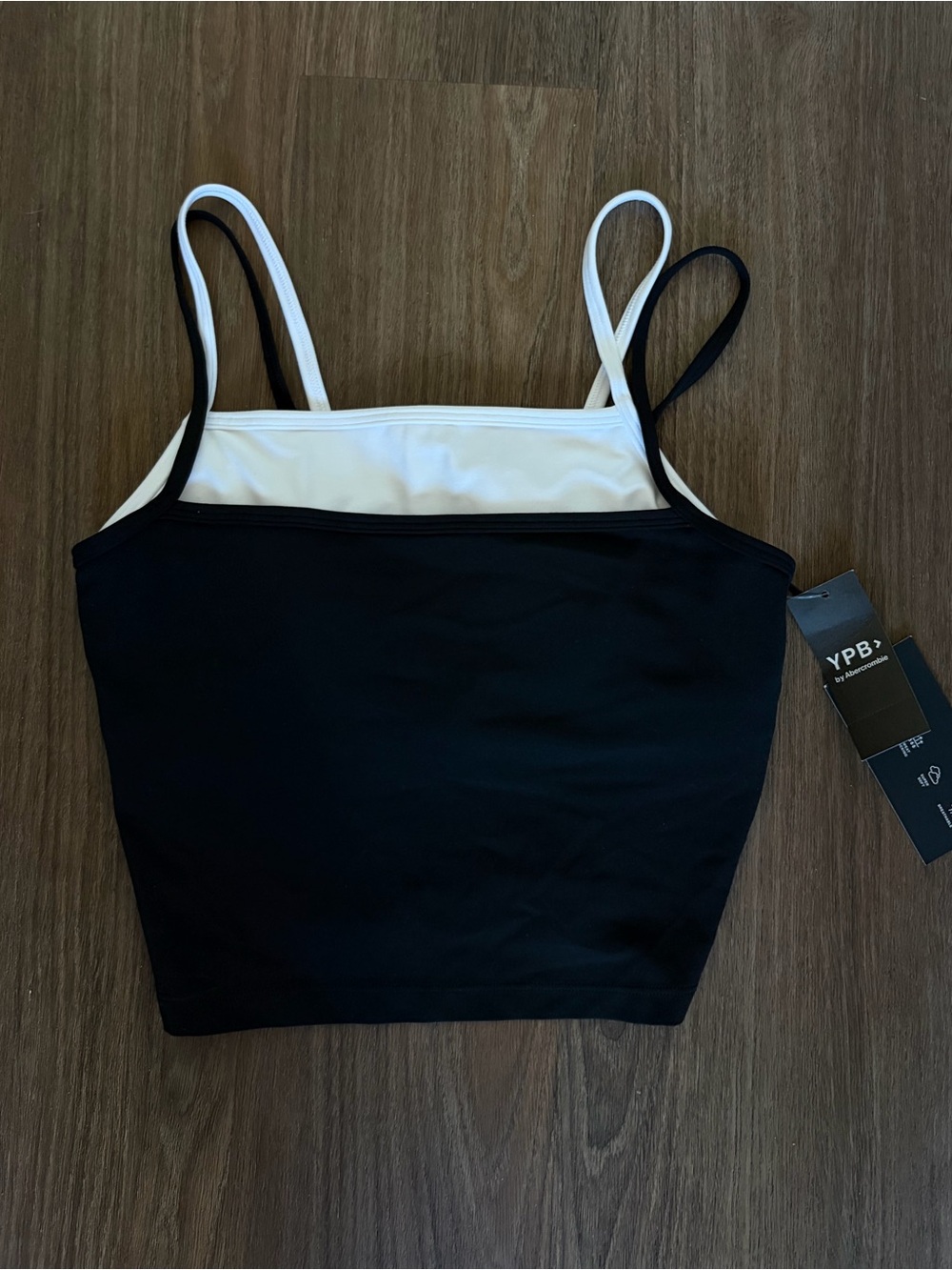 NWT Abercrombie and Fitch YPB studioFLEX Double-Layered Tank